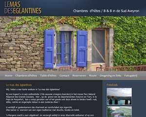 webdesign Le mas des eglantines