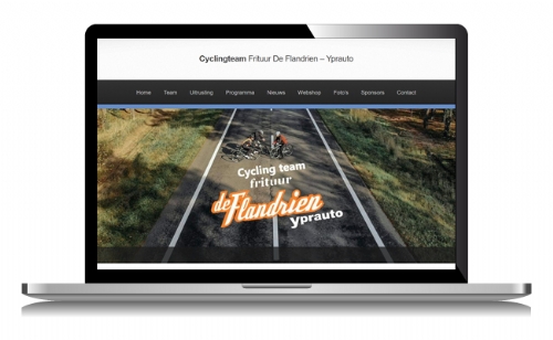 Website voor wielerploeg