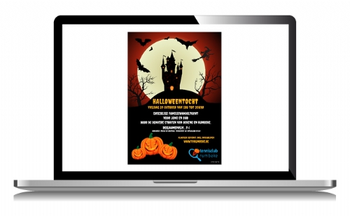 Website voor halloweentocht