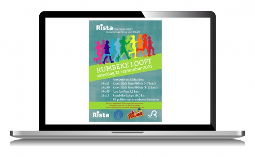 Website voor flyer